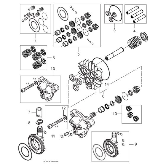 Cylinder Block Assembly