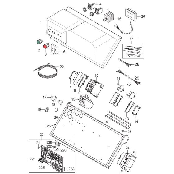 Electric Box Assembly for Nilfisk