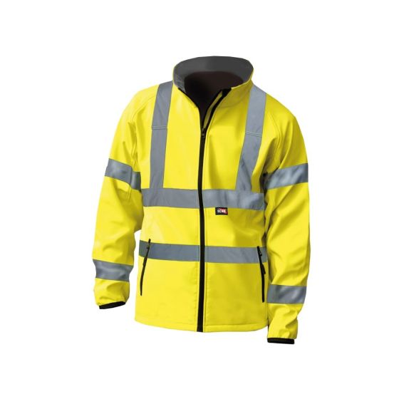 Hi-Vis Yellow Soft Shell Jacket