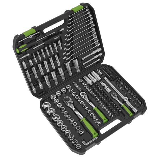 Socket Set 1/4", 3/8" & 1/2" Square Drive (219 Piece)