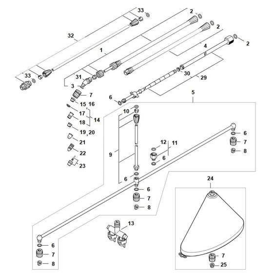 Stihl SGA 85 Accessories