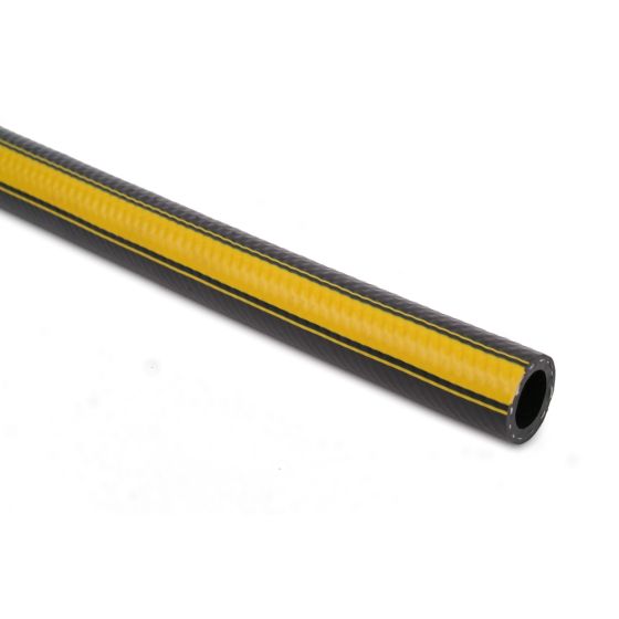 1/2" Black Air Hose/Yellow Stripe - 20 Metre