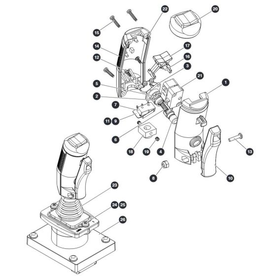 Joystick for Skyjack SJ12 E Vertical Mast