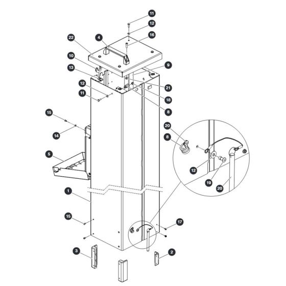 Mast 1 for Skyjack SJ12 E Vertical Mast