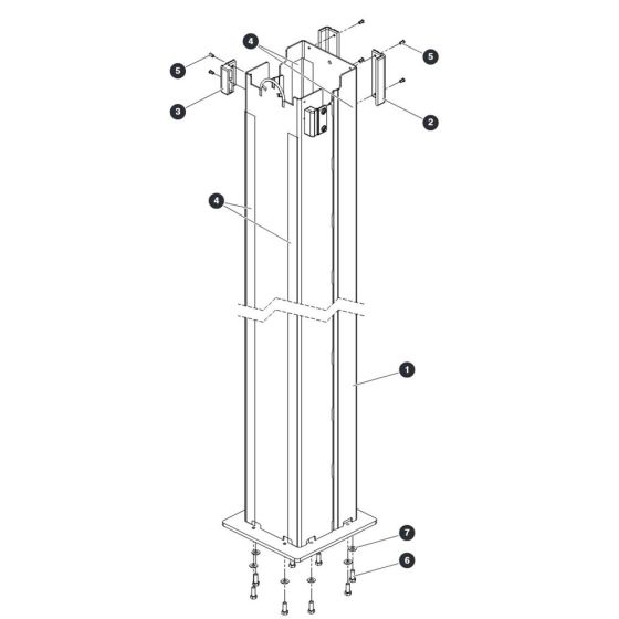 Mast 4 for Skyjack SJ12 E Vertical Mast