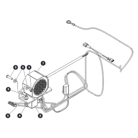 White Noise Alarm for Skyjack SJ12 E Vertical Mast