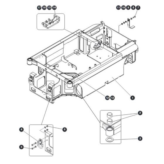 Base for Skyjack SJ16 Access Platforms