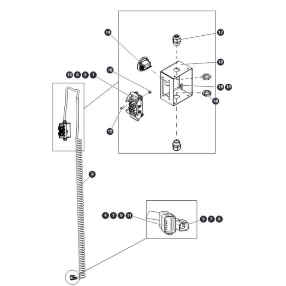 Control Cable for Skyjack SJ16 Access Platforms