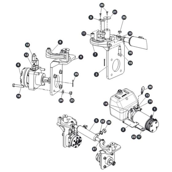 Drive and Steer for Skyjack SJ16 Access Platforms