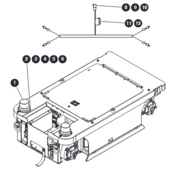 Flashing Light for Skyjack SJ16 Access Platforms