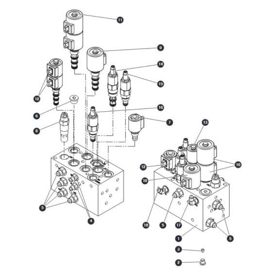 Main Manifolds for Skyjack SJ16 Access Platforms