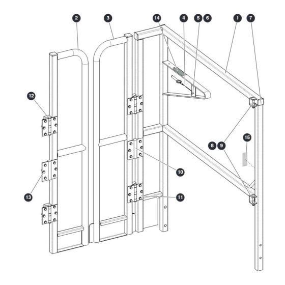 Saloon Gate for Skyjack SJ16 Access Platforms