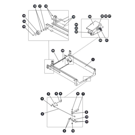 Upper Platform for Skyjack SJ16 Access Platforms