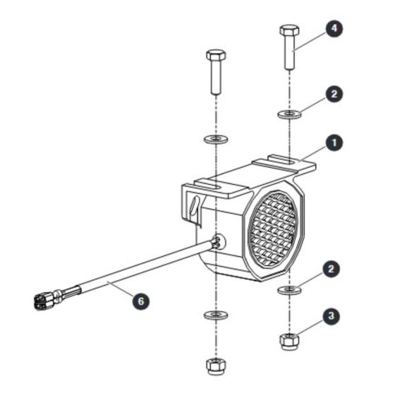 White Noise Alarm for Skyjack SJ16 Access Platforms