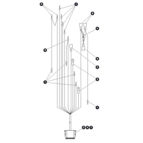 Base Control Harness ZAPI B for Skyjack SJ16 E Vertical Mast