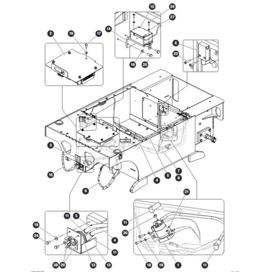 Base Electrical for Skyjack SJ16 E Vertical Mast
