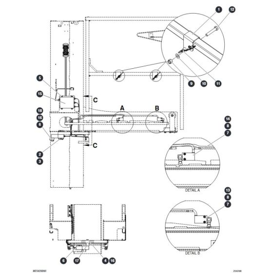 Platform Electrical for Skyjack SJ16 E Vertical Mast