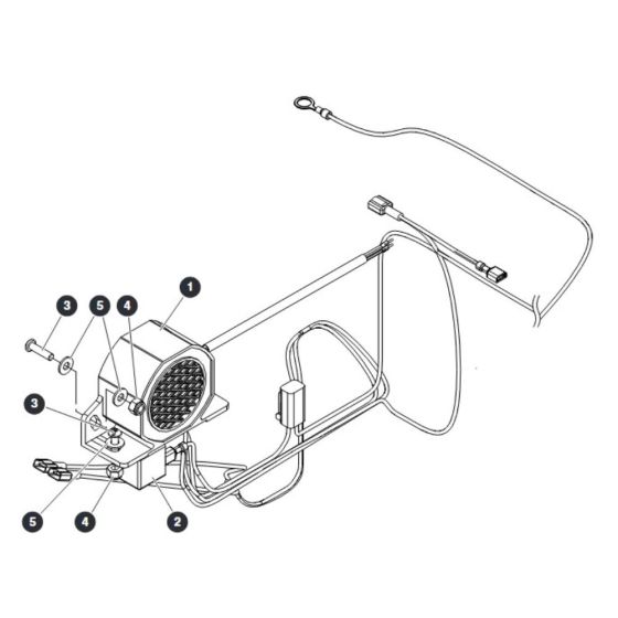 White Noise Alarm for Skyjack SJ16 E Vertical Mast