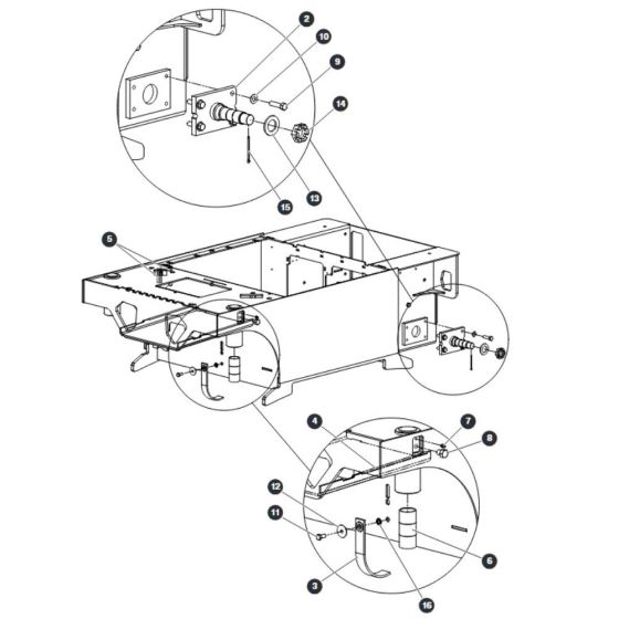 Chassis for Skyjack SJ20 E Vertical Mast