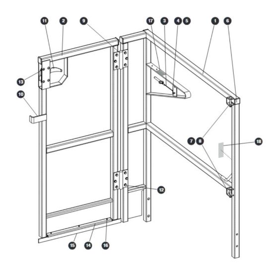 Full Gate Field Kit for Skyjack SJ20 E Vertical Mast