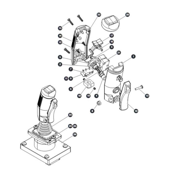 Joystick for Skyjack SJ20 E Vertical Mast