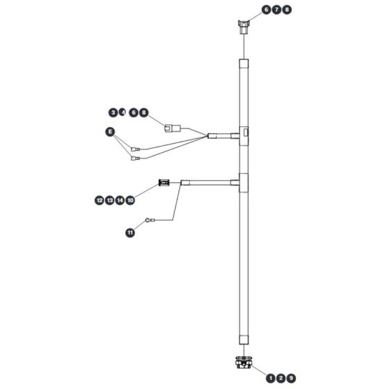 Main Harness - ZAPI B for Skyjack SJ20 E Vertical Mast