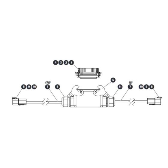 Mast Control Cable for Skyjack SJ20 E Vertical Mast
