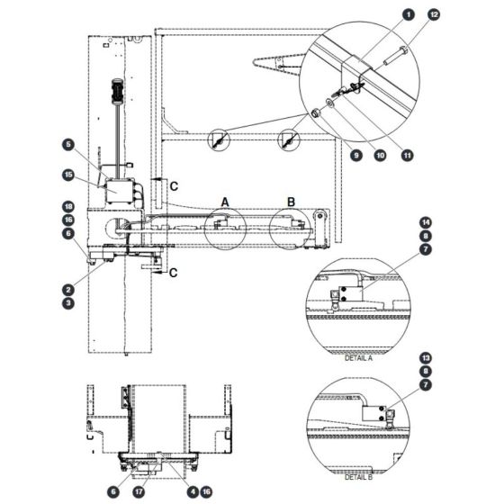 Platform Electrical for Skyjack SJ20 E Vertical Mast