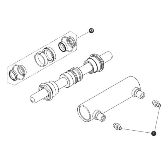 Steer Cylinder for Skyjack SJ20 E Vertical Mast