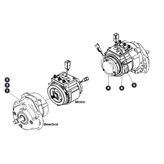 Wheel Motor for Skyjack SJ20 E Vertical Mast
