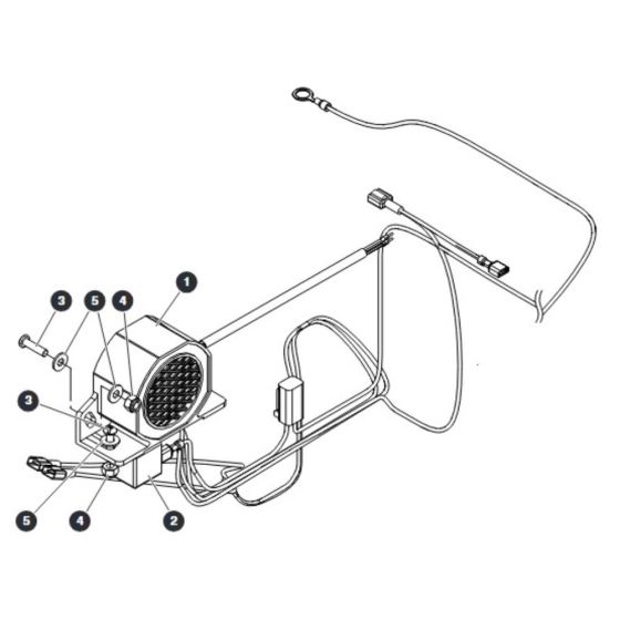 White Noise Alarm for Skyjack SJ20 E Vertical Mast