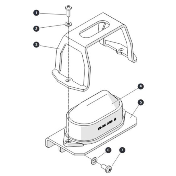 Flashing Light for Skyjack SJ3013 Micro DC Scissor Lift