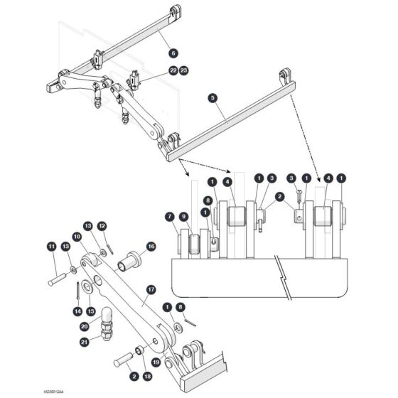 Pothole Protection for Skyjack SJ3013 Micro DC Scissor Lift