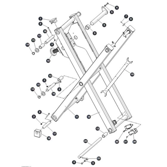 Scissor Level 1 for Skyjack SJ3013 Micro DC Scissor Lift