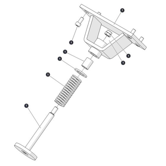 Spring Frame for Skyjack SJ3013 Micro DC Scissor Lift