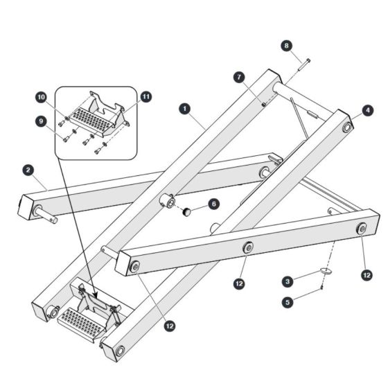 2nd Level for Skyjack SJ3213 Micro DC Scissor Lift