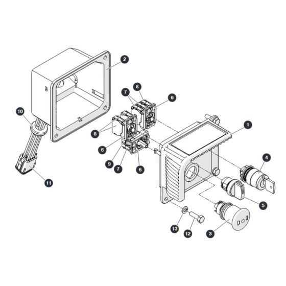Base Control for Skyjack SJ3213 Micro DC Scissor Lift