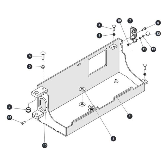 Hydraulic Tray for Skyjack SJ3213 Micro DC Scissor Lift