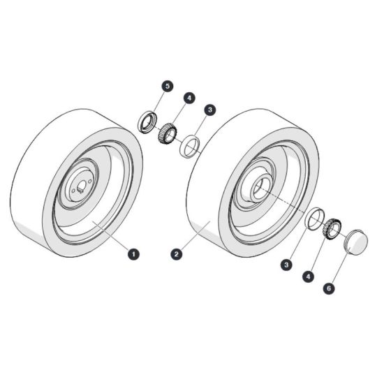 Tires for Skyjack SJ3213 Micro DC Scissor Lift