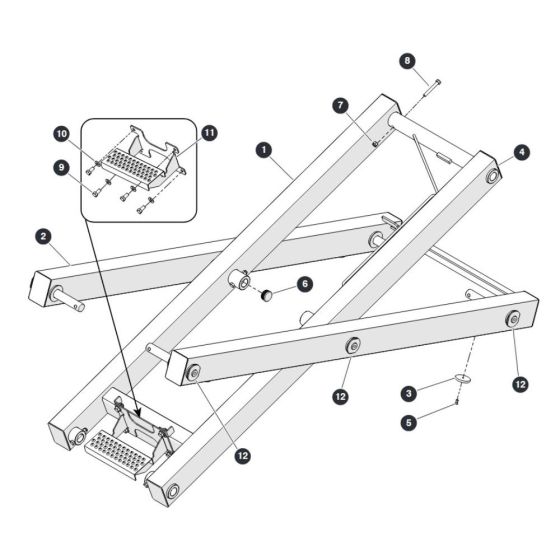 2nd Level-1 for Skyjack SJ3219 Micro DC Scissor Lift