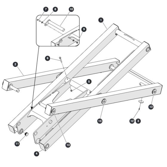 3rd Level for Skyjack SJ3219 Micro DC Scissor Lift