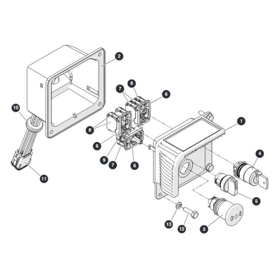 Base Controls for Skyjack SJ3219 Micro DC Scissor Lift