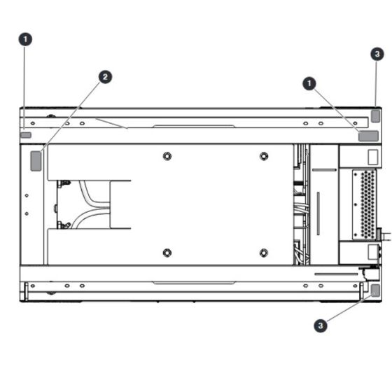 Base (Top View) Labels for Skyjack SJ3219 Micro DC Scissor Lift