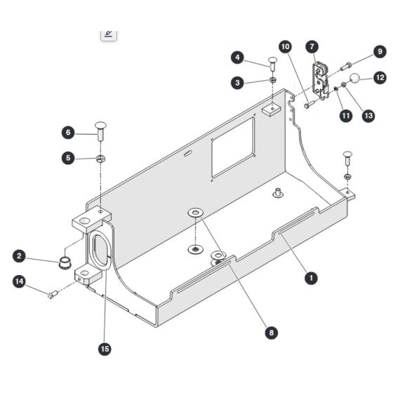 Hydraulic Tray for Skyjack SJ3219 Micro DC Scissor Lift
