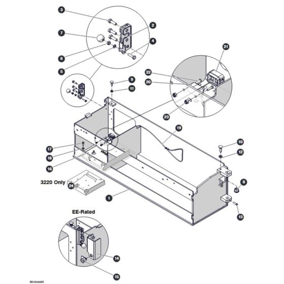 Battery Tray for Skyjack SJ3220 DC Scissor Lift