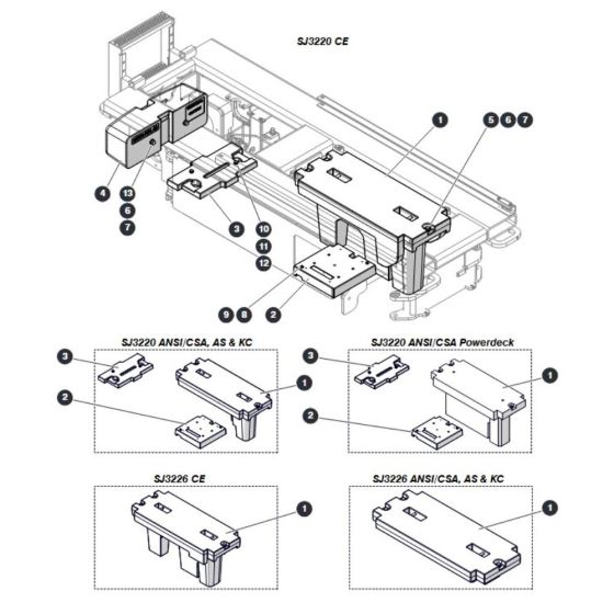 Counterweight for Skyjack SJ3220 DC Scissor Lift