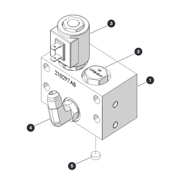Cylinder Manifold for Skyjack SJ3220 DC Scissor Lift