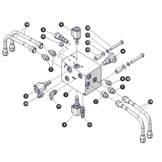 Drive Manifold for Skyjack SJ3220 DC Scissor Lift
