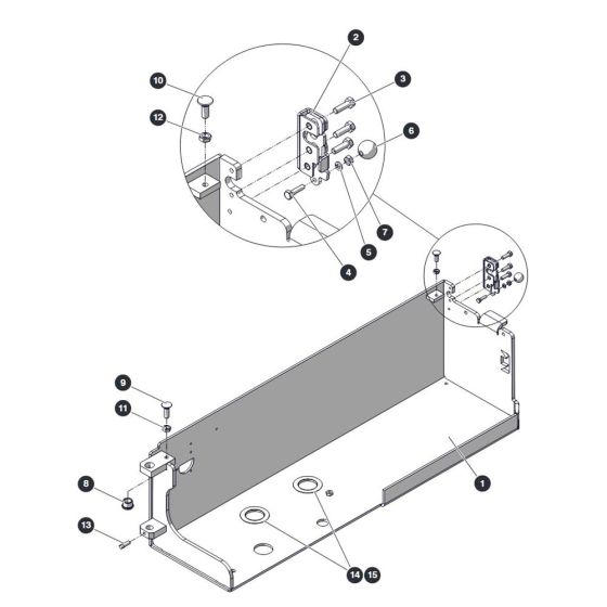 Hydraulic Tray for Skyjack SJ3220 DC Scissor Lift