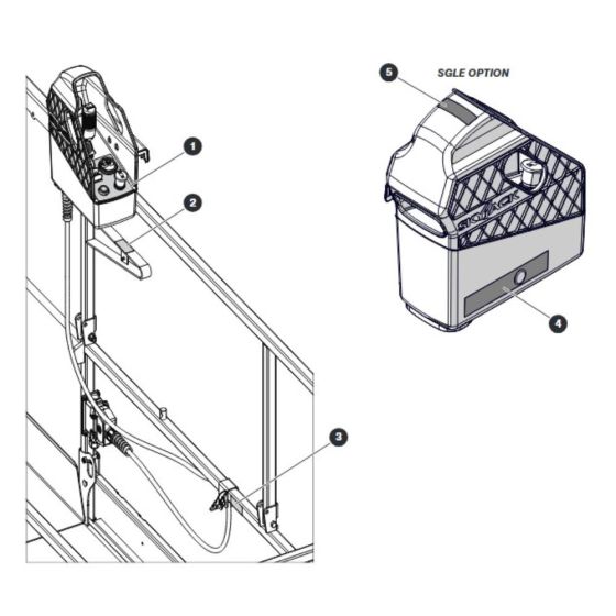 Labels - Platform Controls for Skyjack SJ3220 DC Scissor Lift